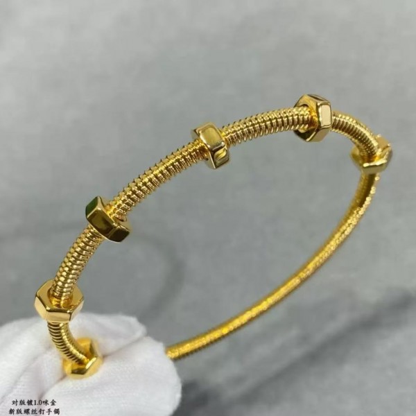 High version Cartier V Gold Six Screw Bracelet Love Women's Couple Six Nut Bracelet