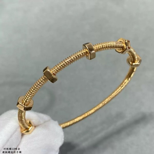 High version Cartier V Gold Six Screw Bracelet Love Women's Couple Six Nut Bracelet