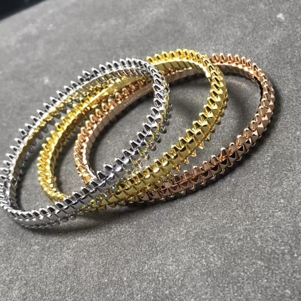 High quality classic brand Cartier bullet head couple bracelet neutral jewelry factory direct sales