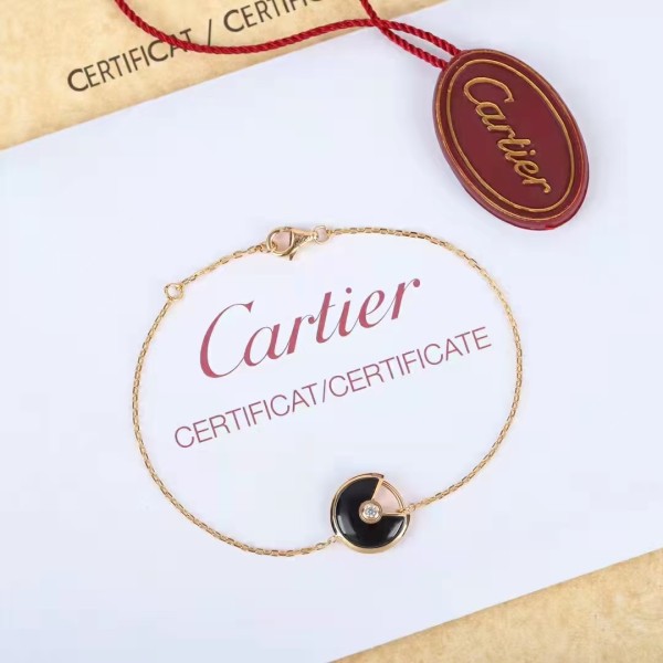 High End Brand Cartier Hand Talisman Bracelet with 3 Layers of 18K Gold High-quality Jewelry in Stock Factory Direct Sales Free Shipping