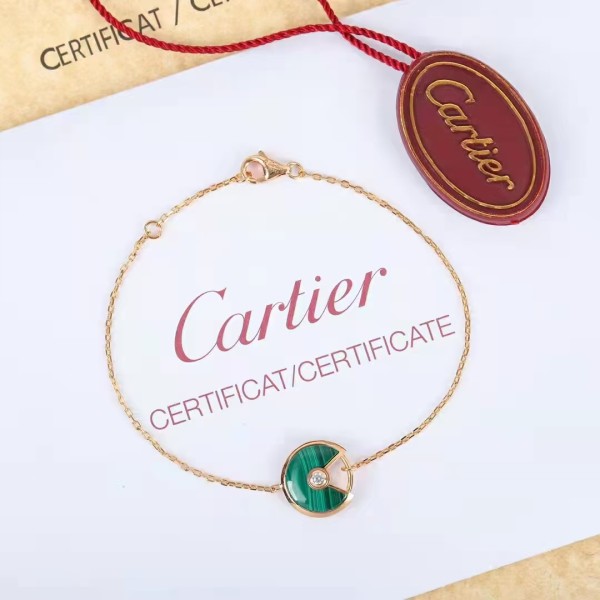 High End Brand Cartier Hand Talisman Bracelet with 3 Layers of 18K Gold High-quality Jewelry in Stock Factory Direct Sales Free Shipping