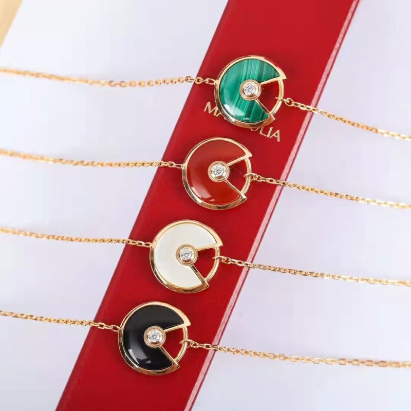 High End Brand Cartier Hand Talisman Bracelet with 3 Layers of 18K Gold High-quality Jewelry in Stock Factory Direct Sales Free Shipping