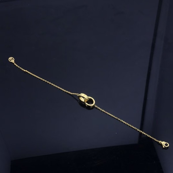 Light Luxury Brand Cartier Classic screw double ring bracelet Quality Jewelry Factory Direct Sales Free Shipping
