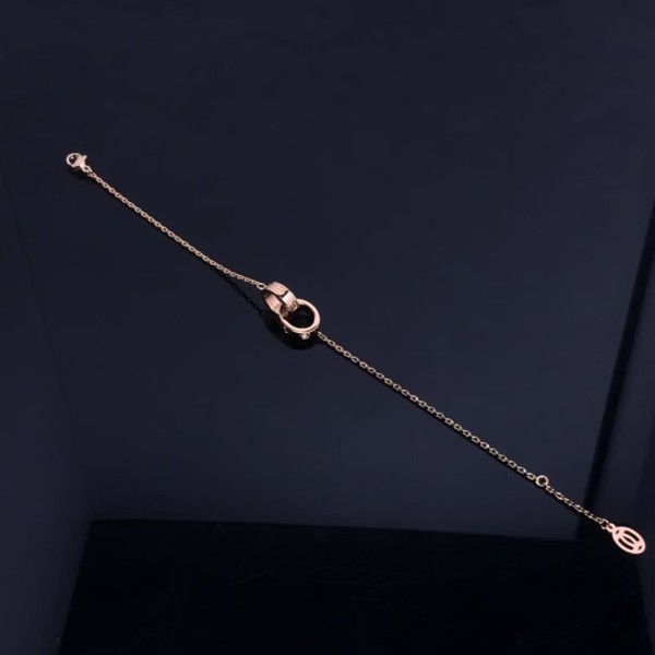 Light Luxury Brand Cartier Classic screw double ring bracelet Quality Jewelry Factory Direct Sales Free Shipping 