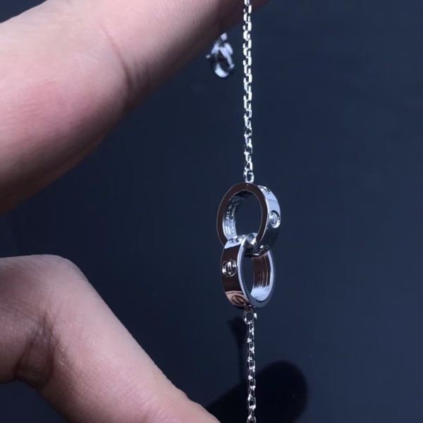 Light Luxury Brand Cartier Classic screw double ring bracelet Quality Jewelry Factory Direct Sales Free Shipping