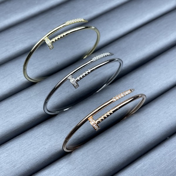 Cartier Bracelet Elastic Tube Nail with Drill Bracelet 