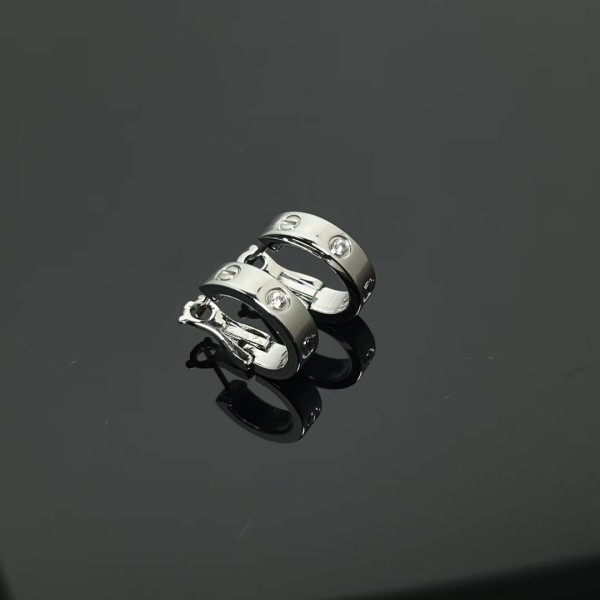 Classic Brand Cartier New screw studded diamond earrings Factory Direct Sales Free Shipping 