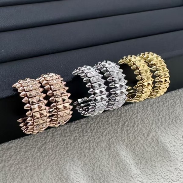 Classic Brand Cartier New Double Row Willow Ding earrings Factory Direct Sales Free Shipping