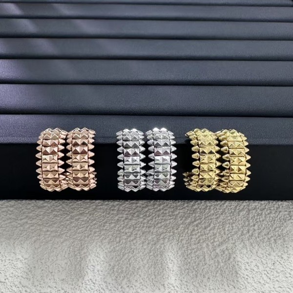 Classic Brand Cartier New Double Row Willow Ding earrings Factory Direct Sales Free Shipping