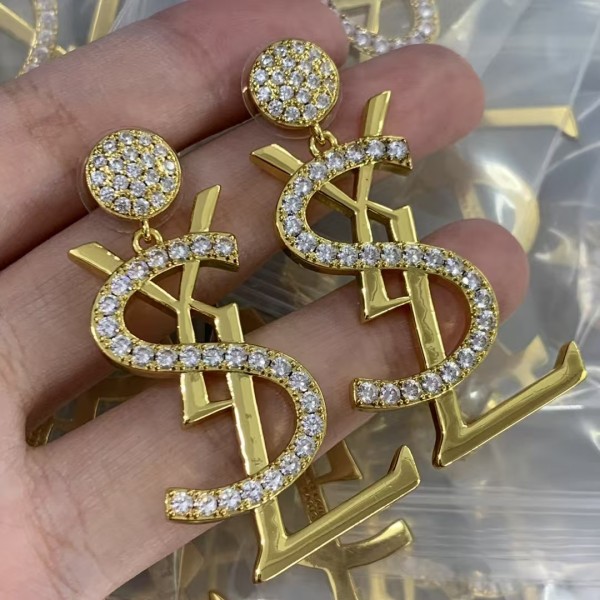 Light Luxury Brand YSL earrings Factory Direct Sales Free Shipping