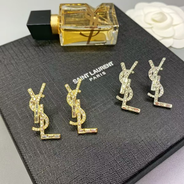 Light Luxury Brand YSL Luxurious temperament earrings Factory Direct Sales Free Shipping