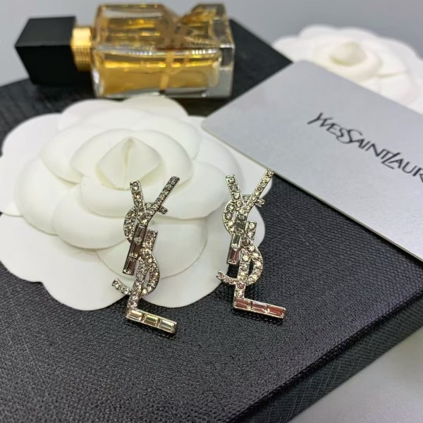 Light Luxury Brand YSL Luxurious temperament earrings Factory Direct Sales Free Shipping 