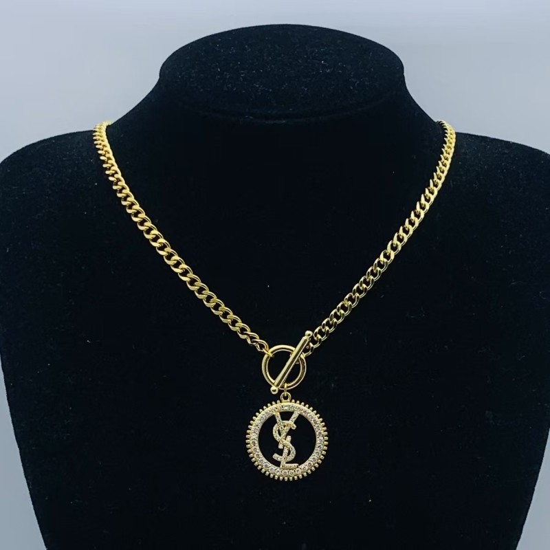 Light Luxury Brand YSL New necklace Factory Direct Sales Free Shipping