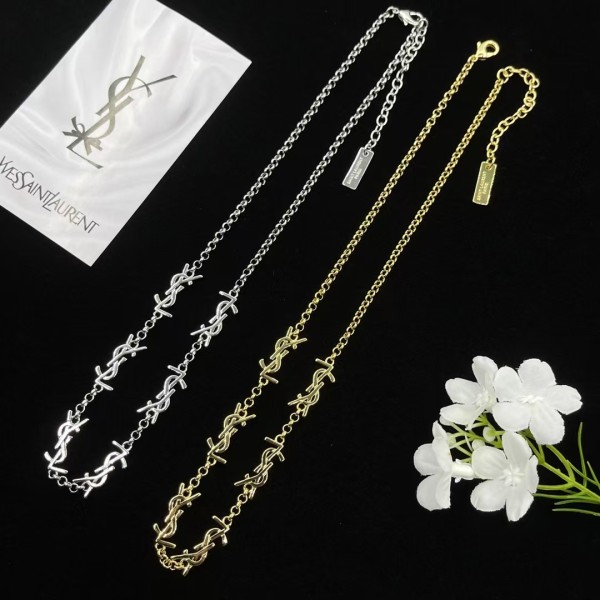 Light Luxury Brand YSL New necklace Factory Direct Sales Free Shipping