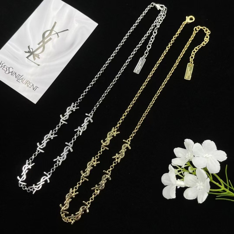 Light Luxury Brand YSL New necklace Factory Direct Sales Free Shipping