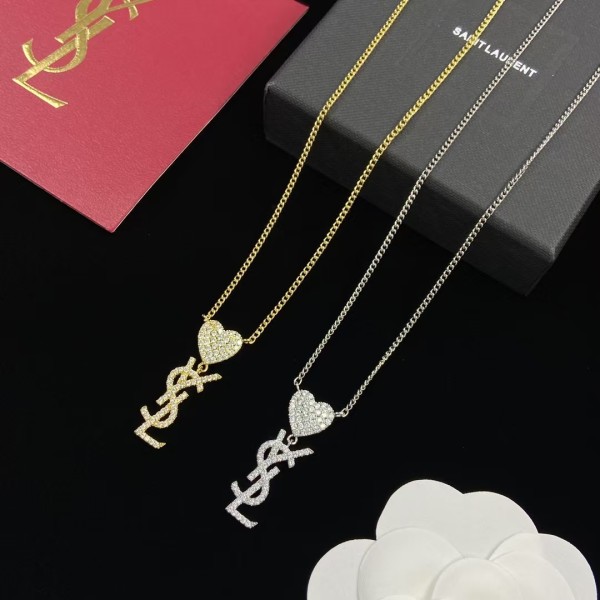 Light Luxury Brand YSL New Love Pendant Necklace Factory Direct Sales Free Shipping