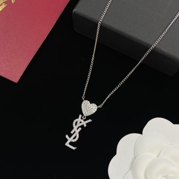 Light Luxury Brand YSL New Love Pendant Necklace Factory Direct Sales Free Shipping
