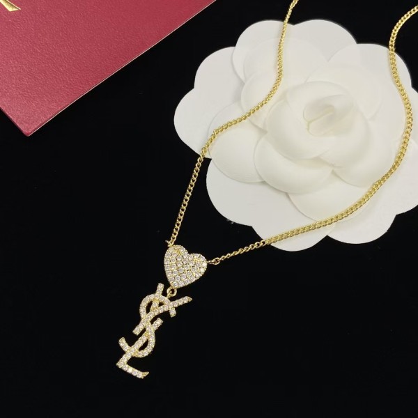 Light Luxury Brand YSL New Love Pendant Necklace Factory Direct Sales Free Shipping