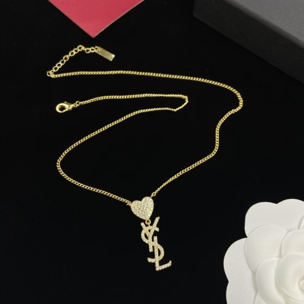 Light Luxury Brand YSL New Love Pendant Necklace Factory Direct Sales Free Shipping