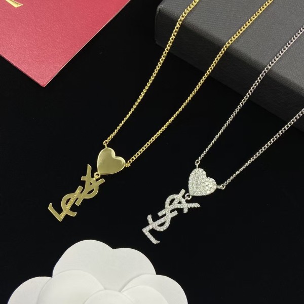 Light Luxury Brand YSL New Love Pendant Necklace Factory Direct Sales Free Shipping