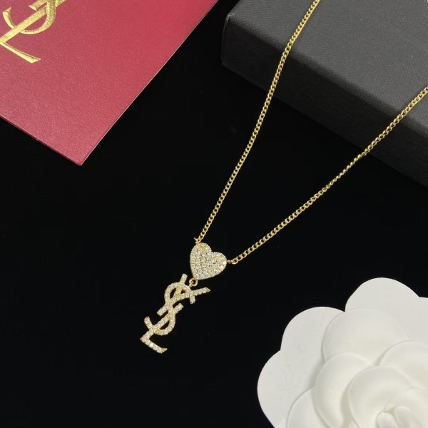 Light Luxury Brand YSL New Love Pendant Necklace Factory Direct Sales Free Shipping