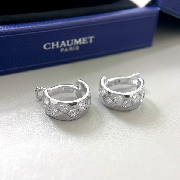 Classic brand Chaumet earrings New diamond studded honeycomb earrings factory direct sales free shipping