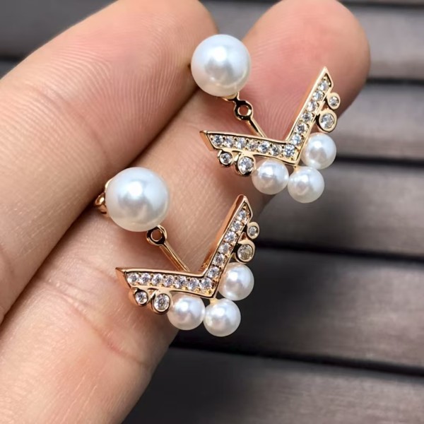 Classic brand Chaumet earrings New Angel Pearl Earrings factory direct sales free shipping
