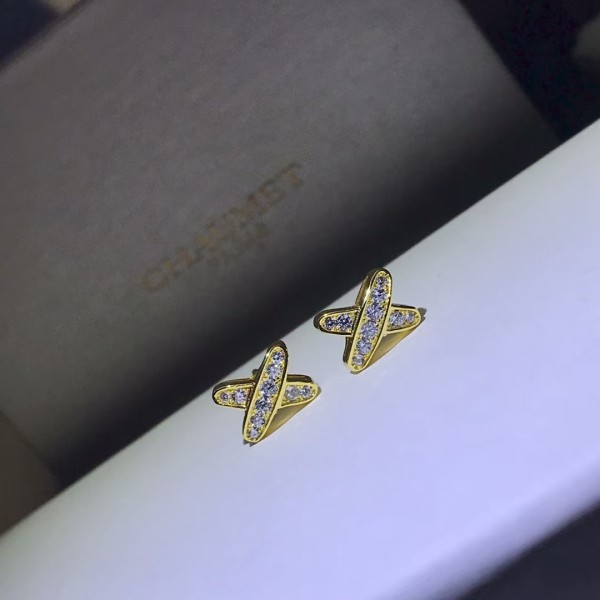 Classic brand Chaumet earrings New Full Diamond Earrings factory direct sales free shipping 