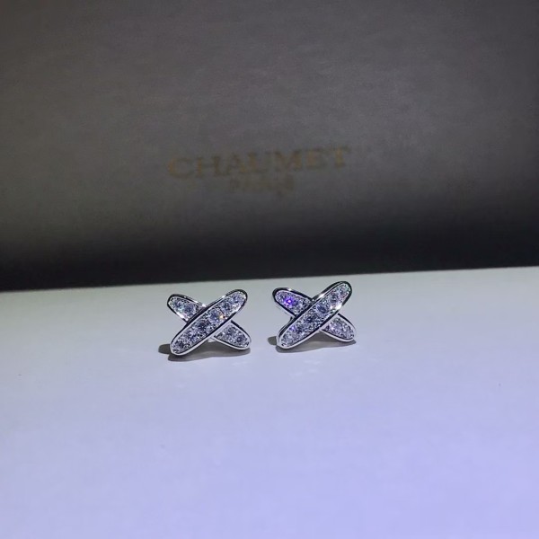 Classic brand Chaumet earrings New Full Diamond Earrings factory direct sales free shipping