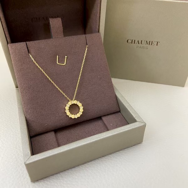 Classic brand Chaumet necklace New round diamond encrusted honeycomb necklace factory direct sales free shipping