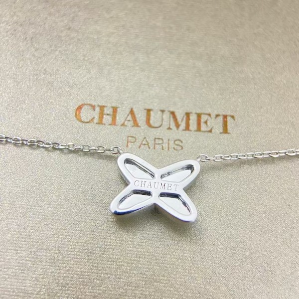 Classic brand Chaumet necklace New smooth single diamond cross necklace factory direct sales free shipping