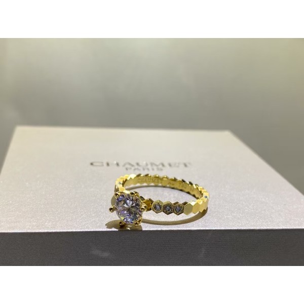 Classic brand Chaumet New honeycomb main diamond six diamond ring Factory Direct Sales with Free Shipping 