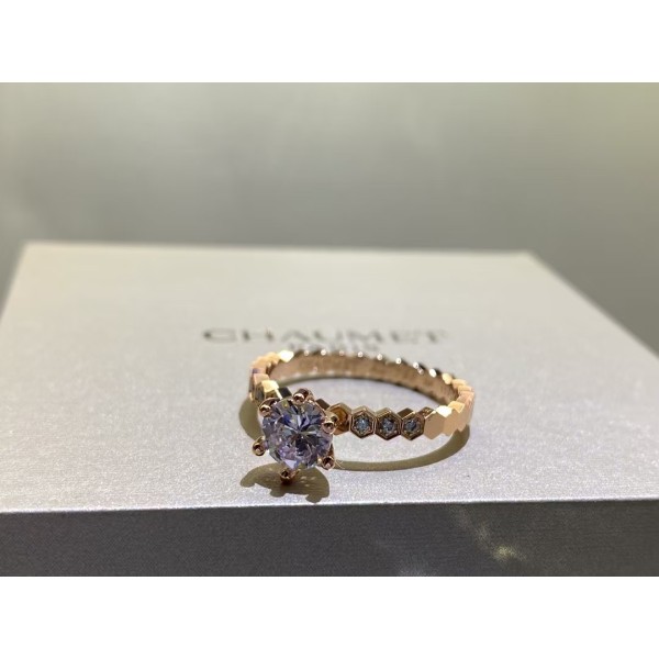 Classic brand Chaumet New honeycomb main diamond six diamond ring Factory Direct Sales with Free Shipping
