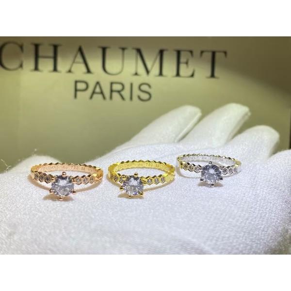 Classic brand Chaumet New honeycomb main diamond six diamond ring Factory Direct Sales with Free Shipping
