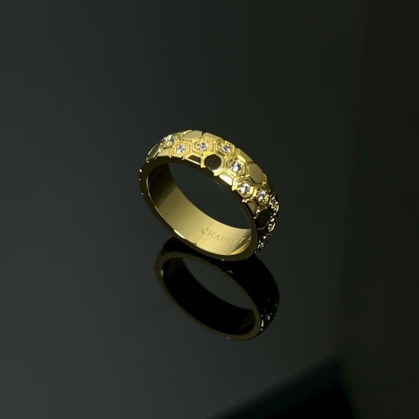 Classic brand Chaumet New honeycomb diamond ring Factory Direct Sales with Free Shipping