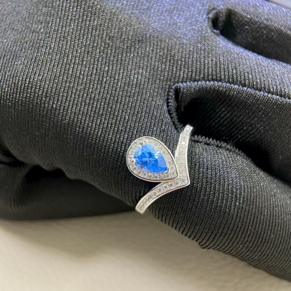 Classic brand Chaumet New Diamond Crown Water Drop Ring Factory Direct Sales with Free Shipping ﻿ 