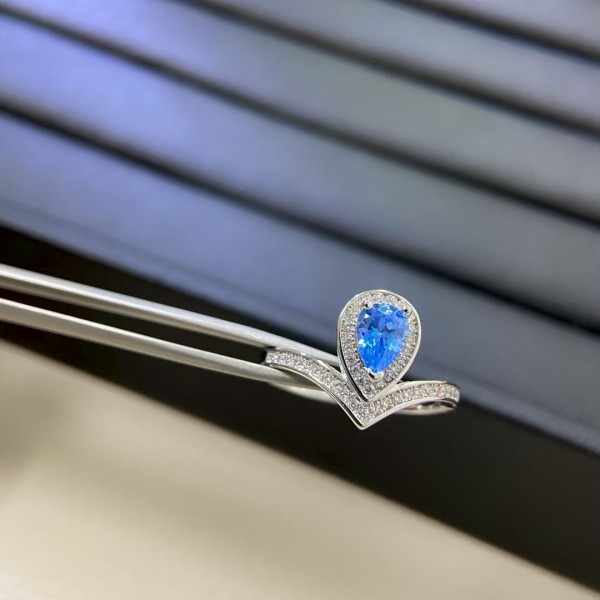Classic brand Chaumet New Diamond Crown Water Drop Ring Factory Direct Sales with Free Shipping ﻿