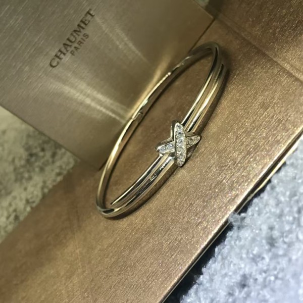 Classic brand Chaumet bracelet New Half Diamond Cross Bracelet factory direct sales free shipping