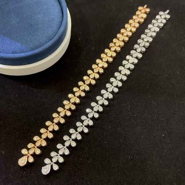 Classic brand Chaumet bracelet New multi section diamond encrusted petal bracelet factory direct sales free shipping
