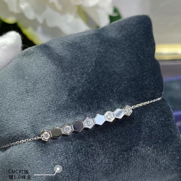 Classic brand Chaumet bracelet New Interval Diamond Honeycomb Bracelet factory direct sales free shipping 