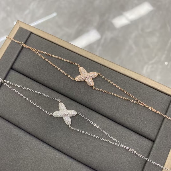 Classic brand Chaumet bracelet New Cross Diamond Bracelet factory direct sales free shipping