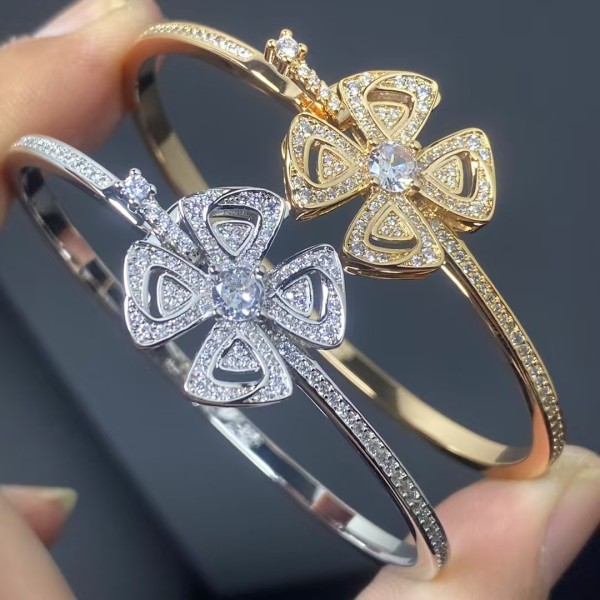 Classic brand high-end jewelry Bvlgari bracelet New Full Diamond Windmill Bracelet factory direct sales free shipping