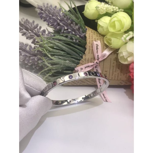 Classic brand high-end jewelry Bvlgari bracelet colored diamond bracelet factory direct sales free shipping