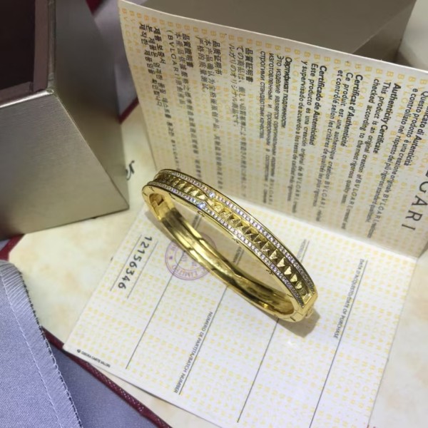 Classic brand high-end jewelry Bvlgari bracelet Water chestnut two row diamond bracelet factory direct sales free shipping