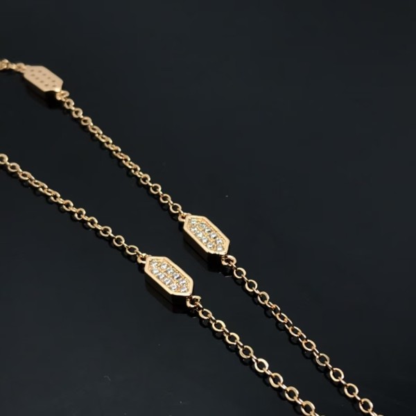 Classic brand Bulgari New Snake Head Full Diamond Necklace for women factory direct sales free shipping