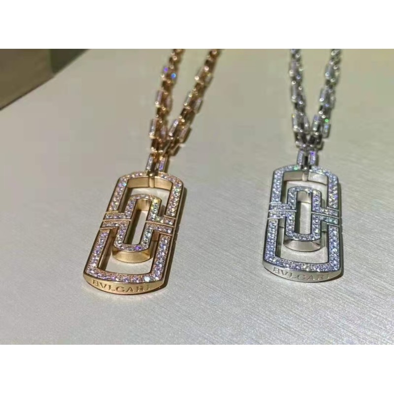 Classic Brand Bulgari Paper clip starry sky pendant necklace for Women 18k Gold Plated Jewellery Factory Direct Sales Free Shipping