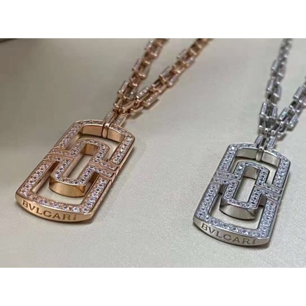 Classic Brand Bulgari Paper clip starry sky pendant necklace for Women 18k Gold Plated Jewellery Factory Direct Sales Free Shipping