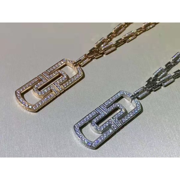 Classic Brand Bulgari Paper clip starry sky pendant necklace for Women 18k Gold Plated Jewellery Factory Direct Sales Free Shipping