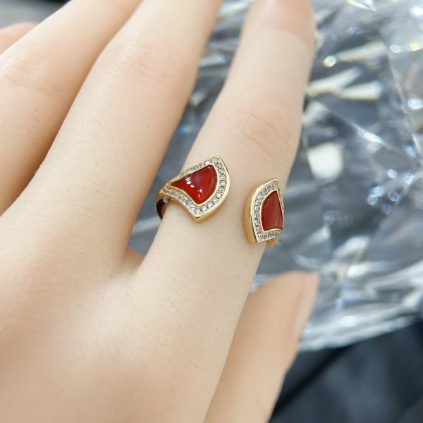 Classic brand Bvlgari ring new product skirt ring factory direct sales free shipping