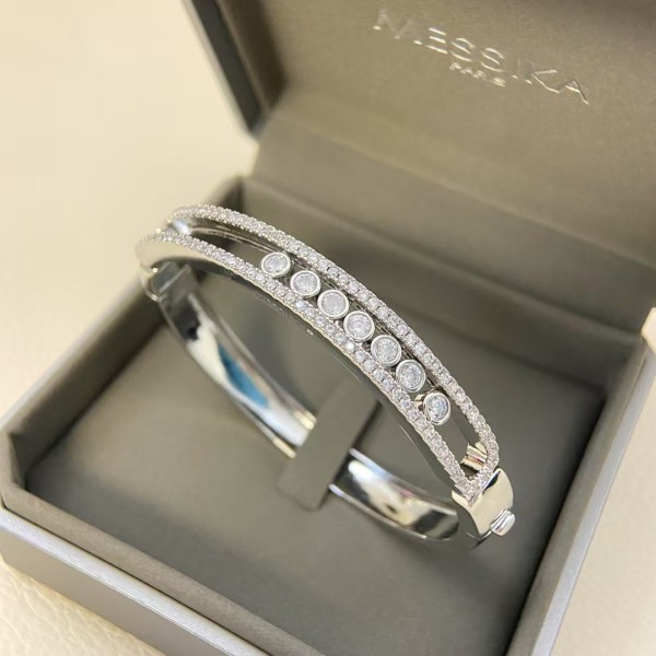 Classic Brand Messika Bracelet Full Diamond Multi Bead Pin Bracelet Factory Direct Sales Free Shipping